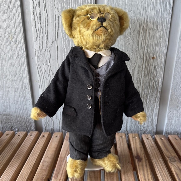 Cooperstown Bears Teddy Roosevelt Mohair Bear History Historical Collectible